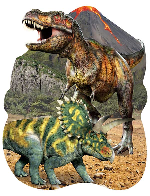 Dinosaurs (Mini) - Scratch and Dent Dinosaurs Jigsaw Puzzle