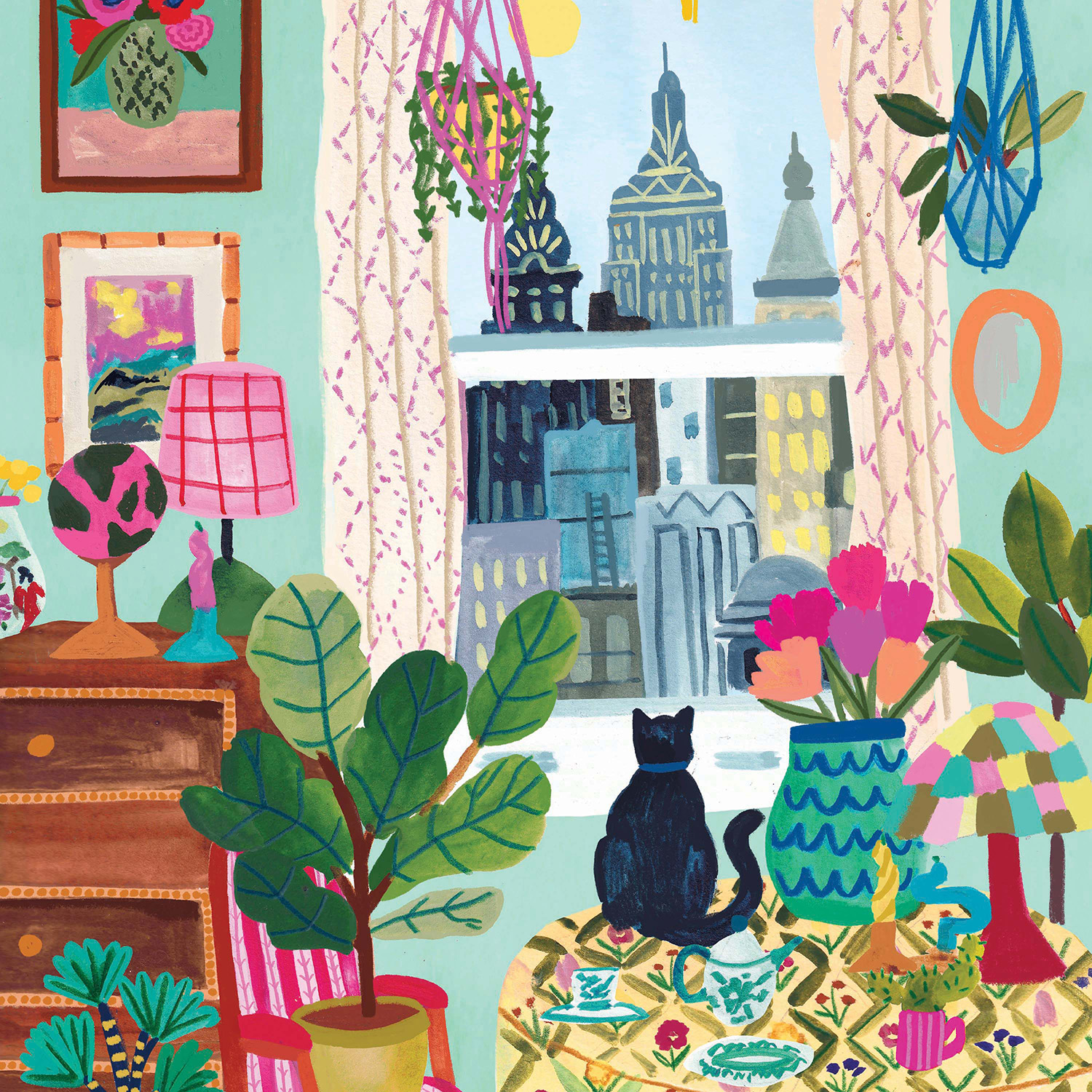 New York Cat Cats Jigsaw Puzzle