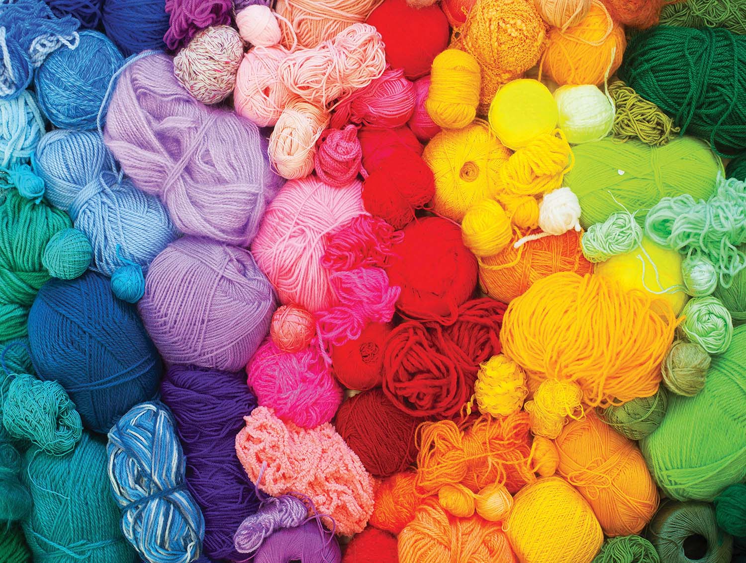Colored Balls of Yarn Quilting & Crafts Jigsaw Puzzle