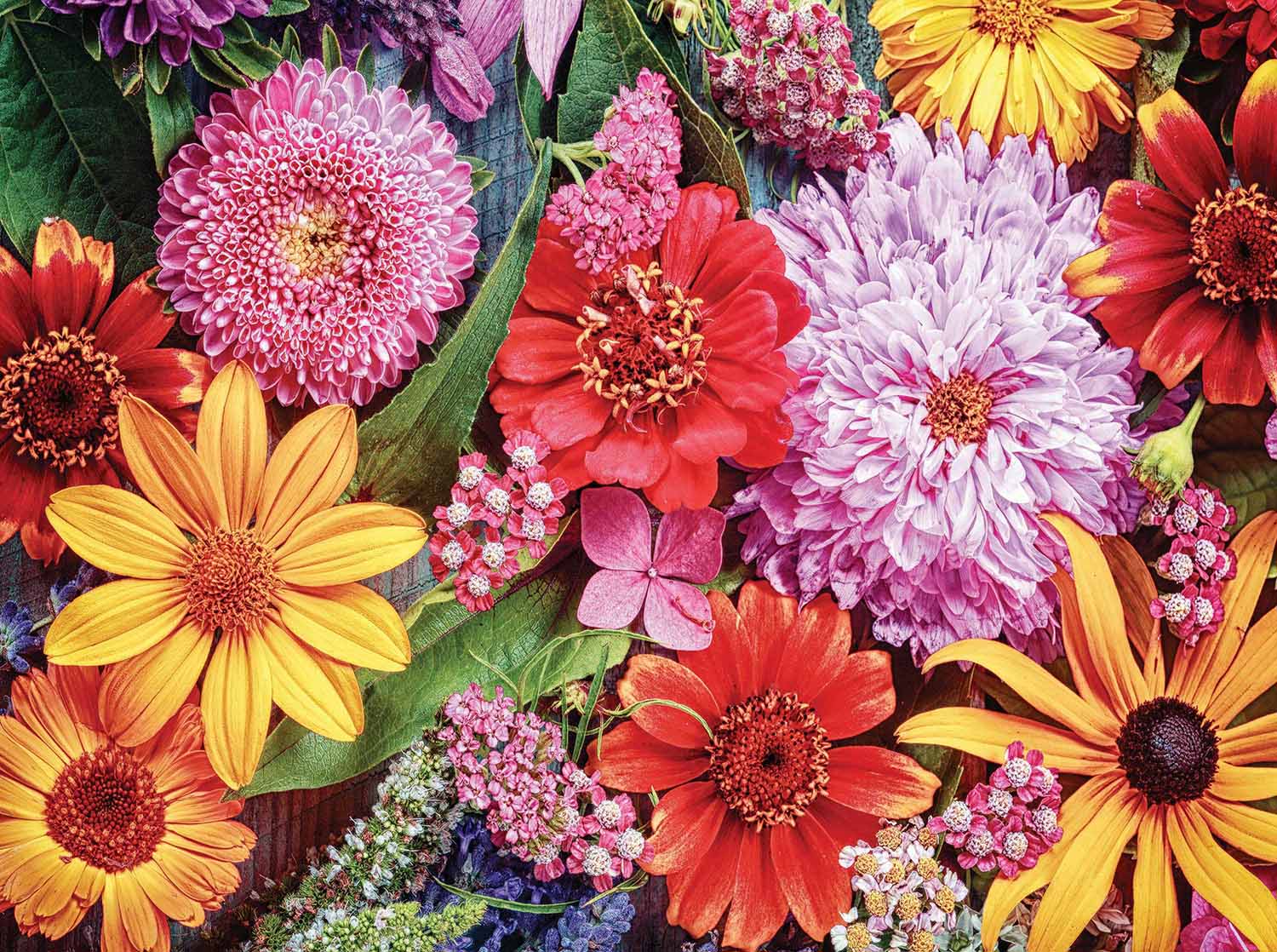 Colorful and Summer Flowers Flower & Garden Jigsaw Puzzle