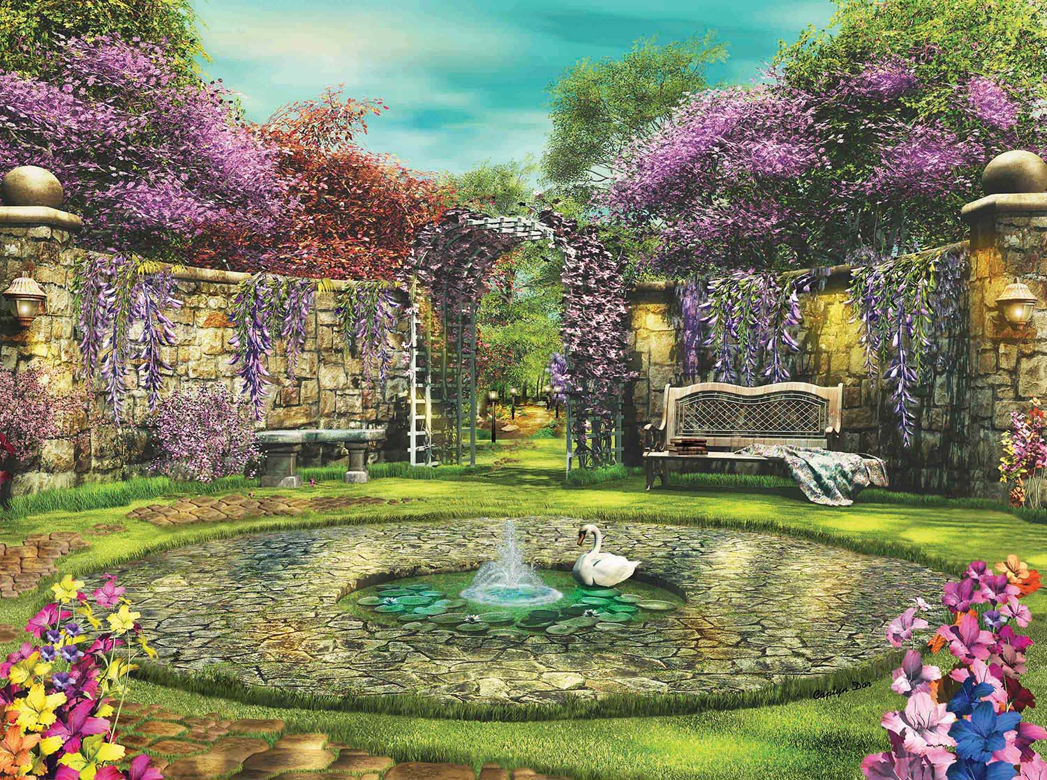 Moment in Time Flower & Garden Jigsaw Puzzle
