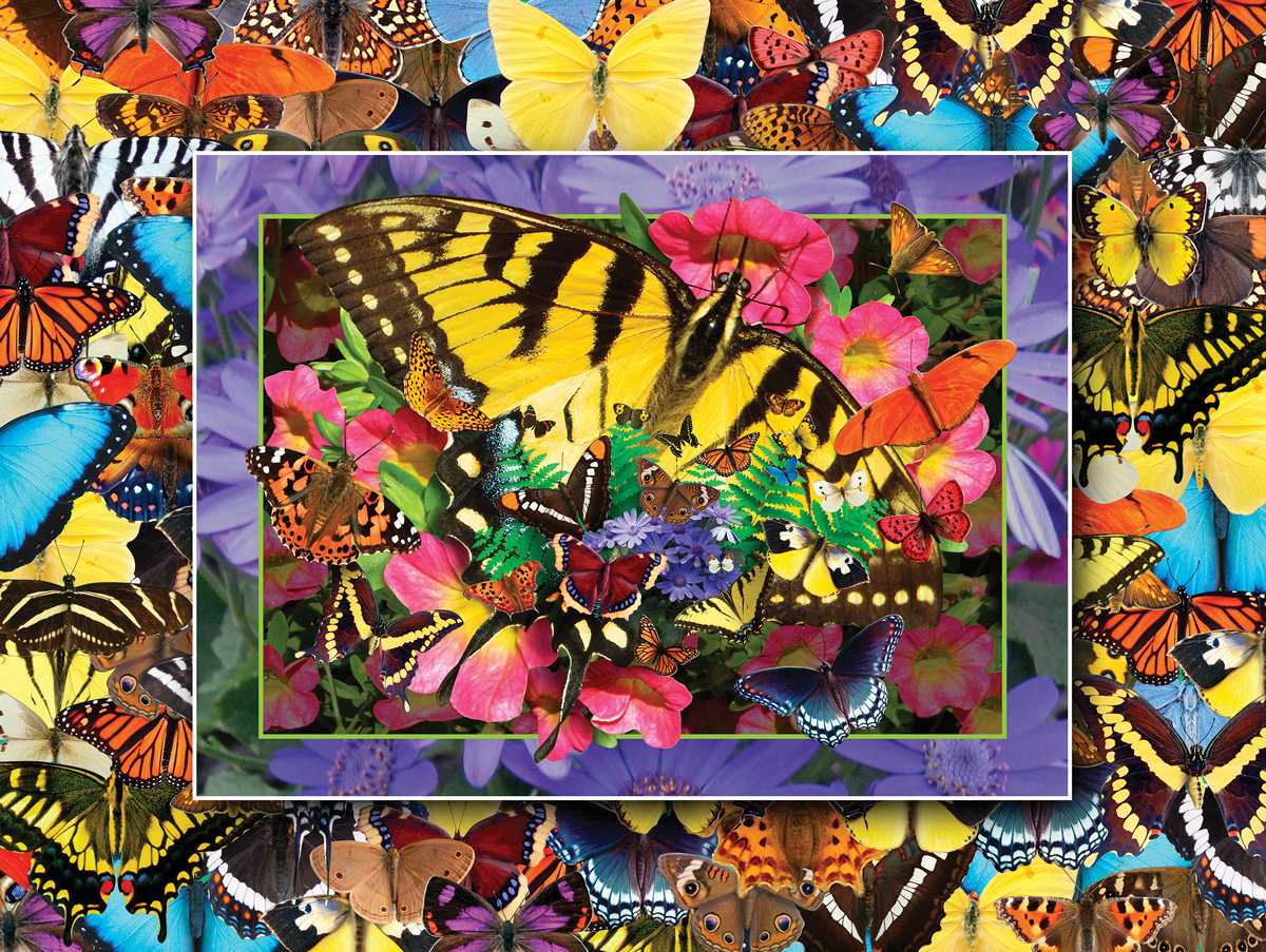 Butterfly Heaven Butterflies and Insects Jigsaw Puzzle