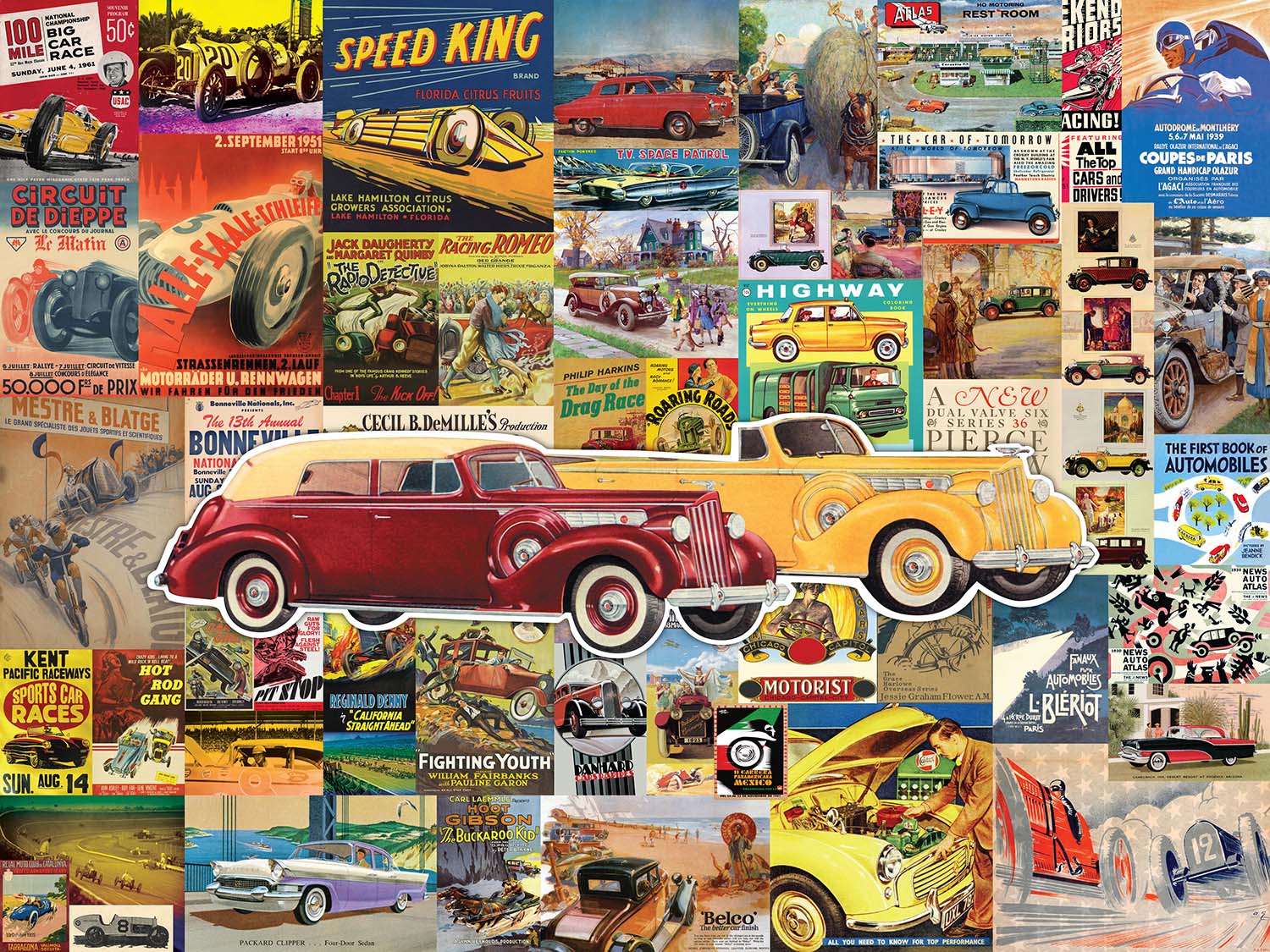 Vintage Wheels Car Jigsaw Puzzle