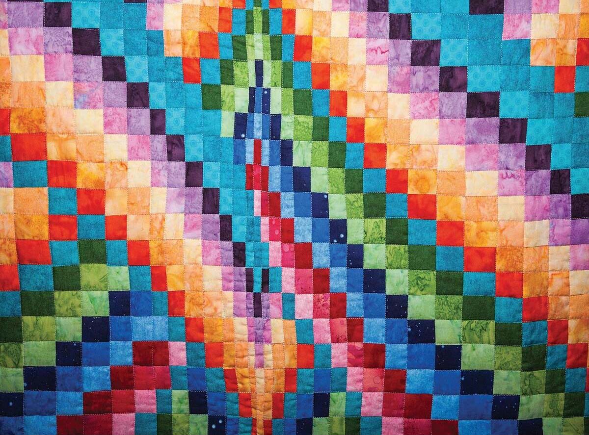 Colorful World Quilt Quilting & Crafts Jigsaw Puzzle