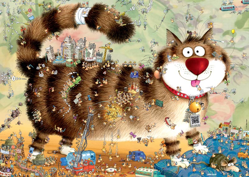Cat's Life - Scratch and Dent Cats Jigsaw Puzzle