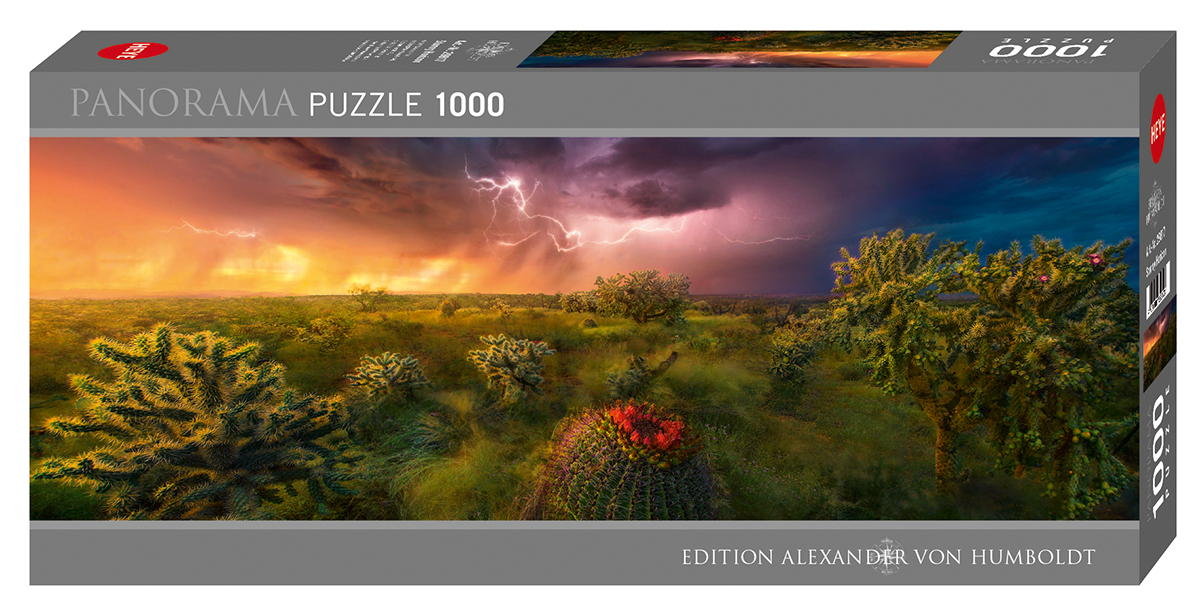 Rainbow Sky Sunrise & Sunset Jigsaw Puzzle By Turner
