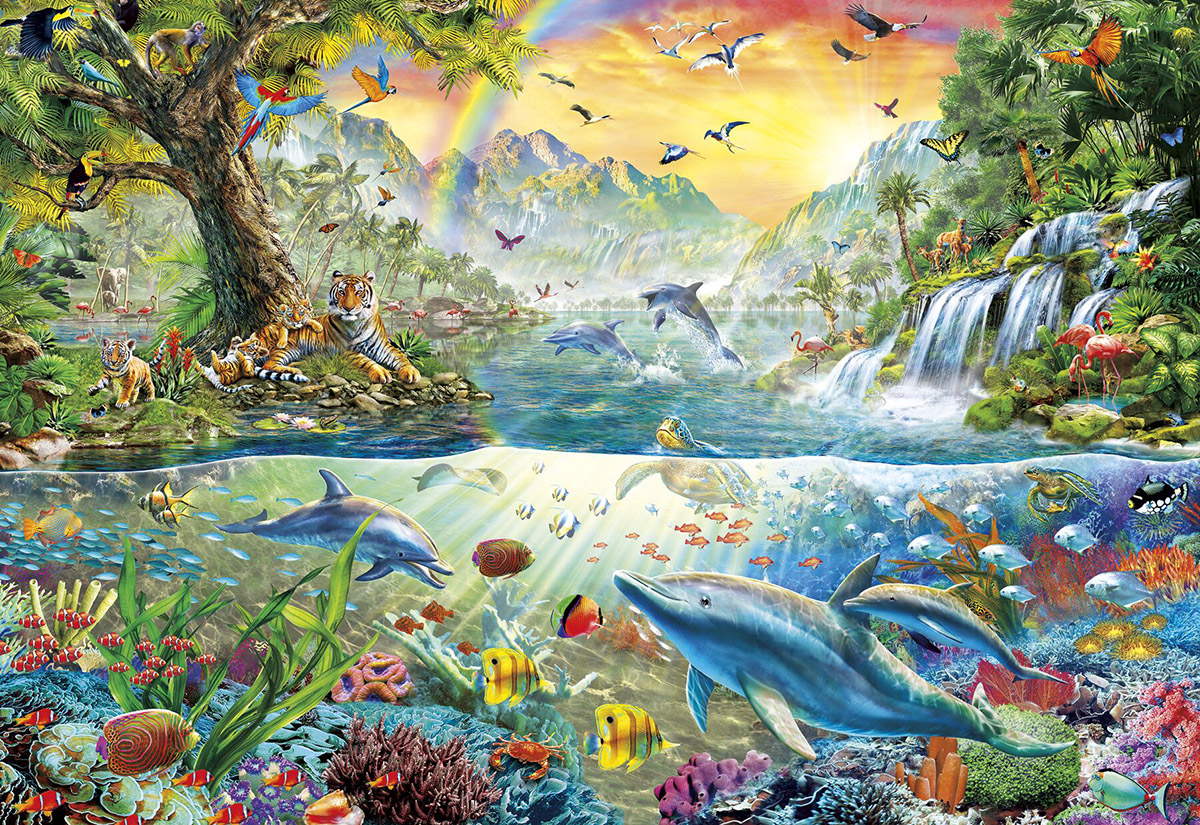 The Forest Stream Lakes & Rivers Jigsaw Puzzle By Castorland