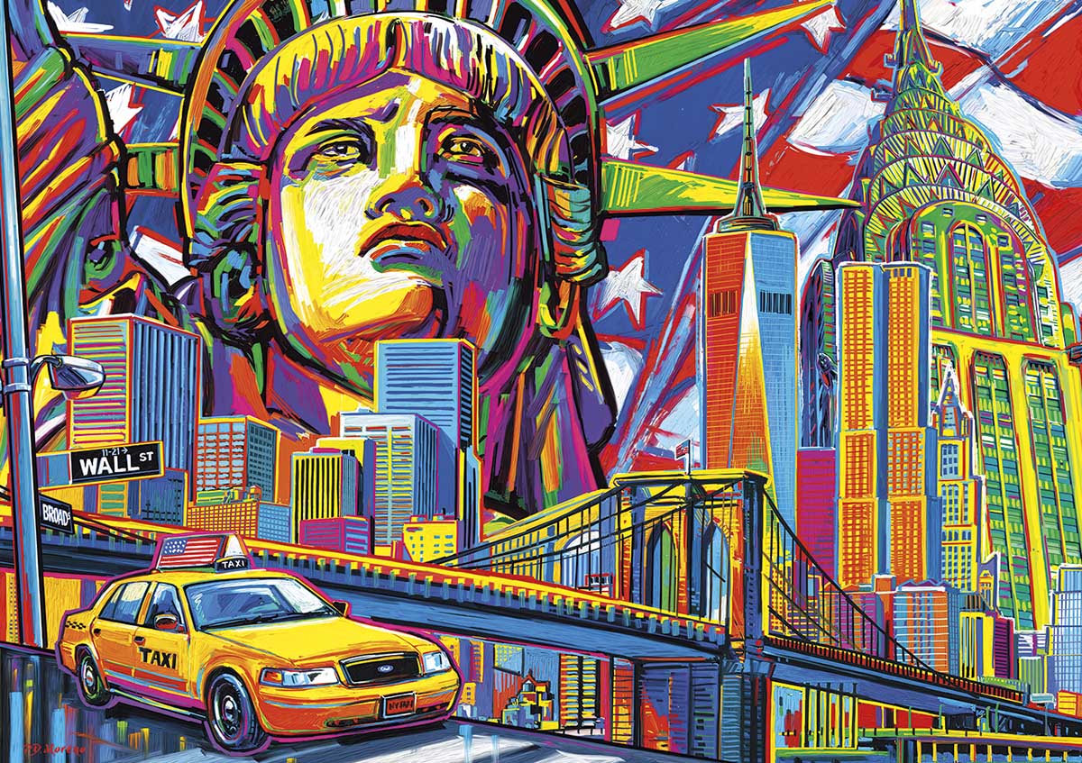 New York Color Travel Jigsaw Puzzle