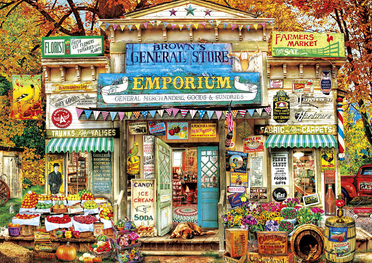 Riverside Market General Store Jigsaw Puzzle By Springbok