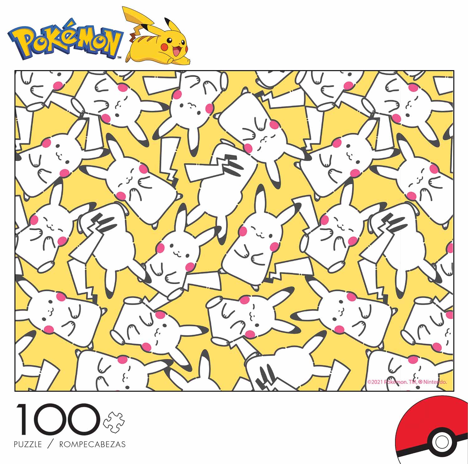 Japanese Pikachu Pokemon, 100 Pieces, Buffalo Games | Puzzle Warehouse