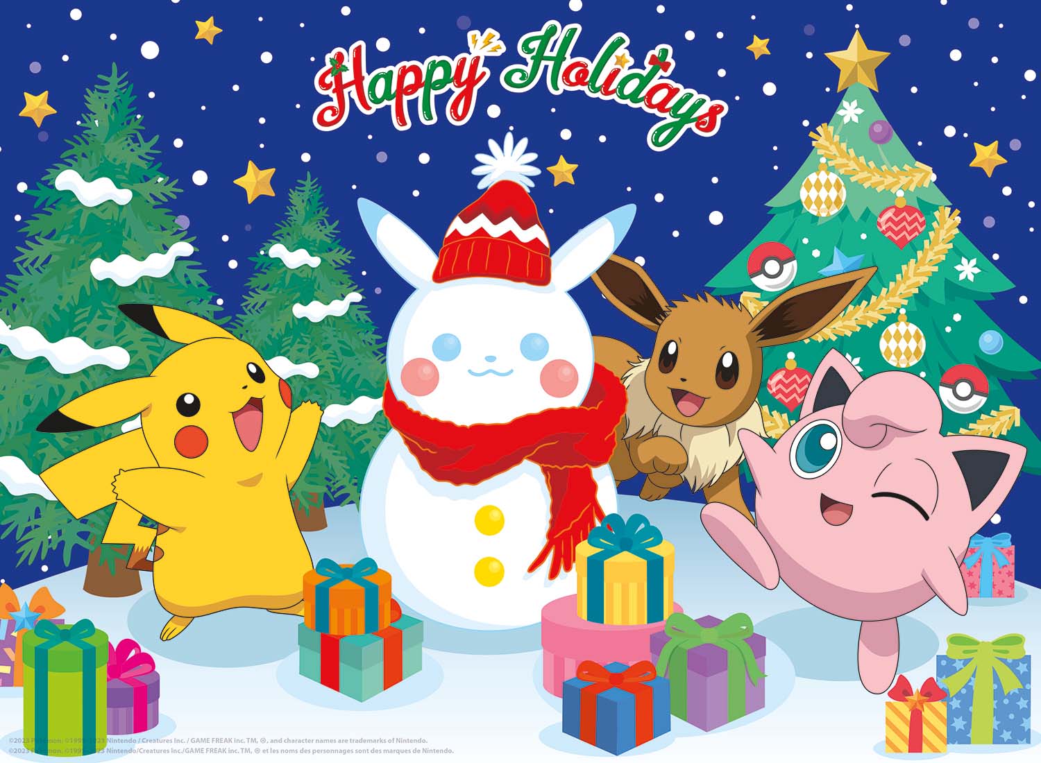 Pikachu Snowman, 100 Pieces, Buffalo Games | Puzzle Warehouse