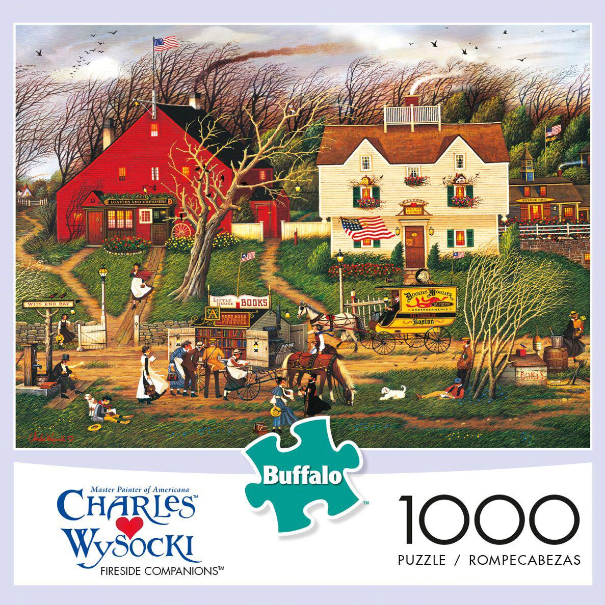 Fireside Companions, 1000 Pieces, Buffalo Games | Puzzle Warehouse