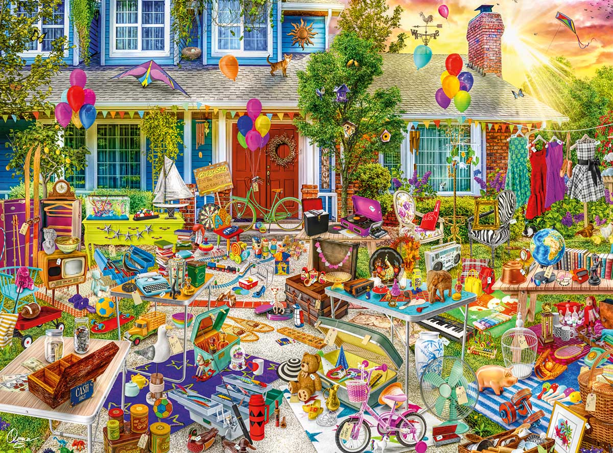 Yard Sale Nostalgic & Retro Jigsaw Puzzle