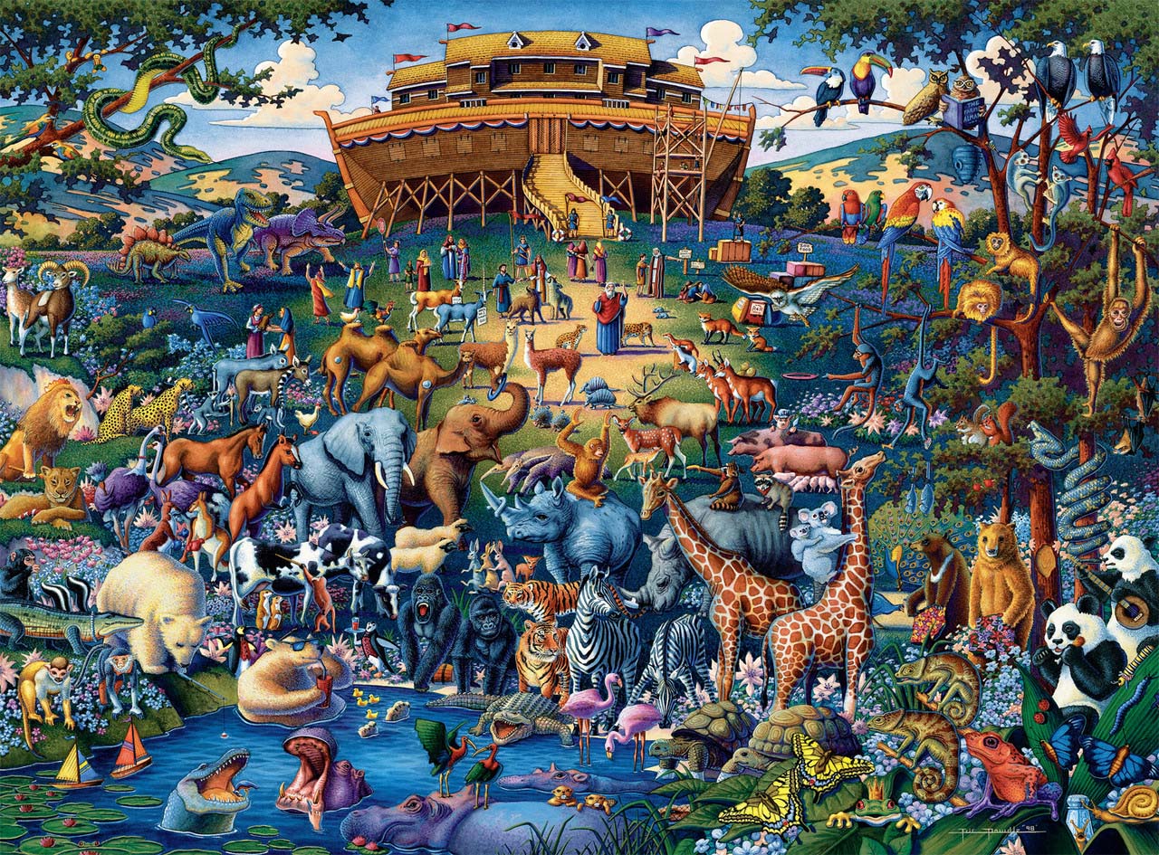 Noah's Ark Americana Jigsaw Puzzle