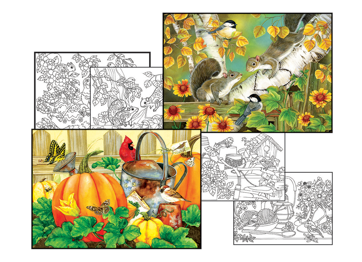 Autumn Farmhouse Fall Jigsaw Puzzle By Buffalo Games
