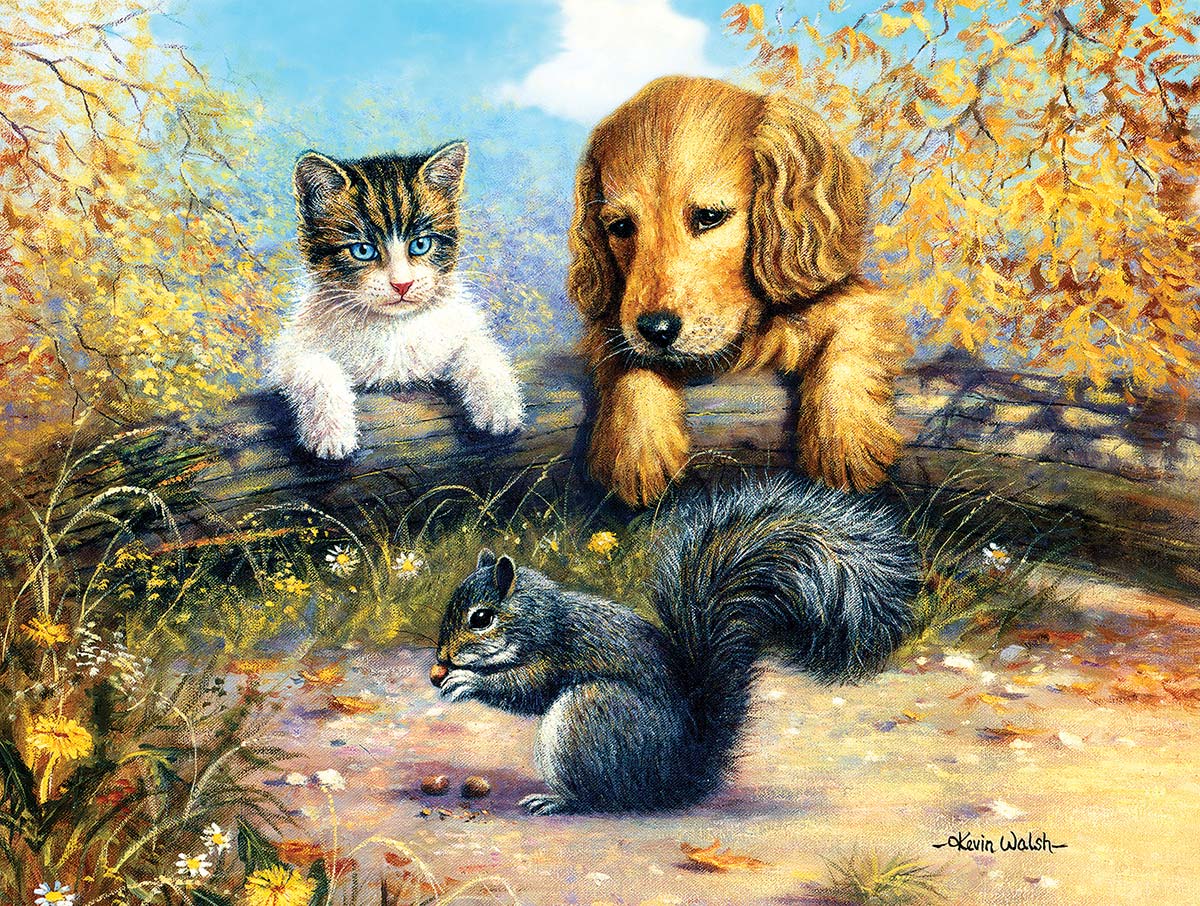A Grand Stand View - Scratch and Dent Cats Jigsaw Puzzle