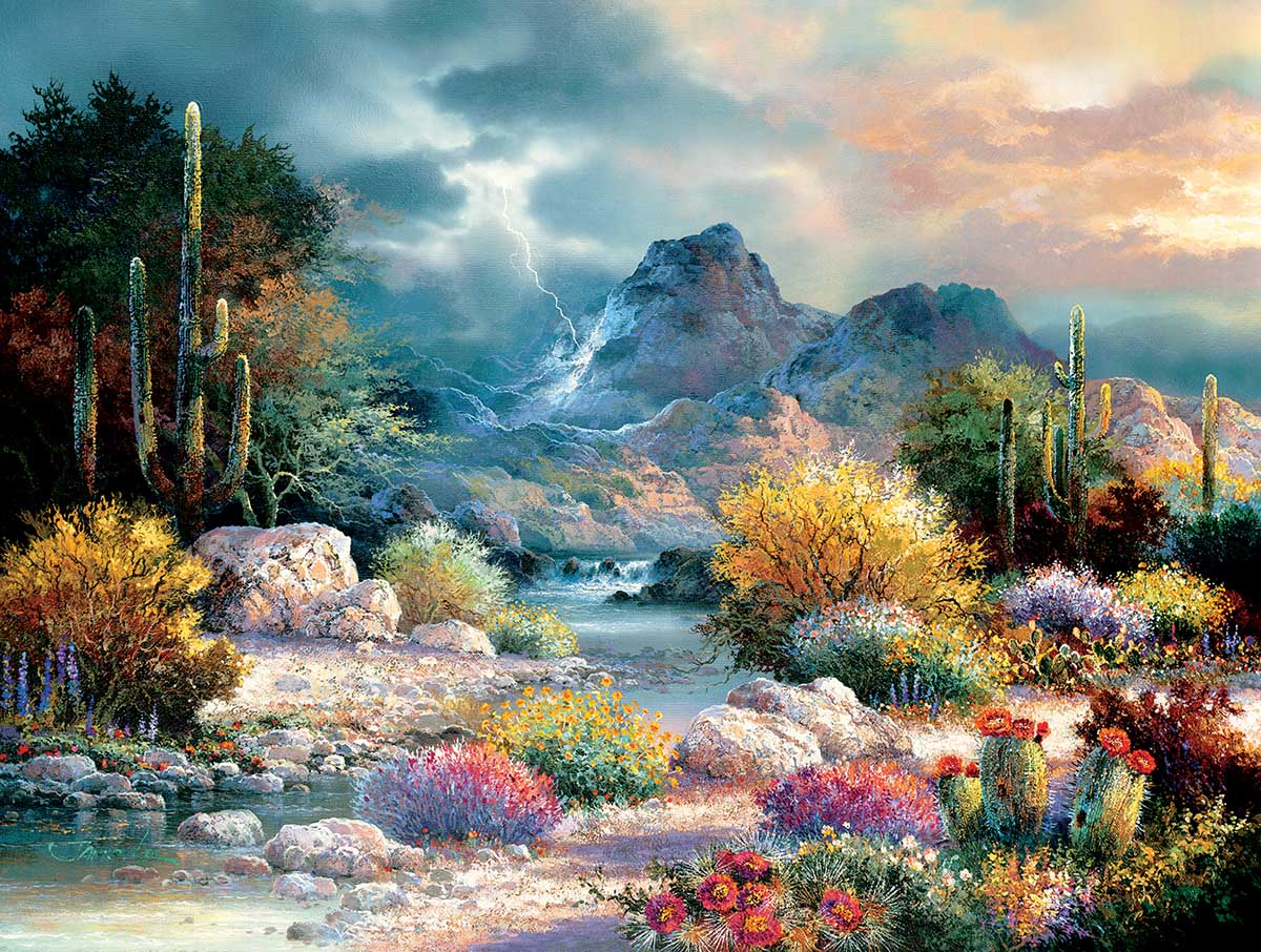 Springtime Valley - Scratch and Dent Spring Jigsaw Puzzle
