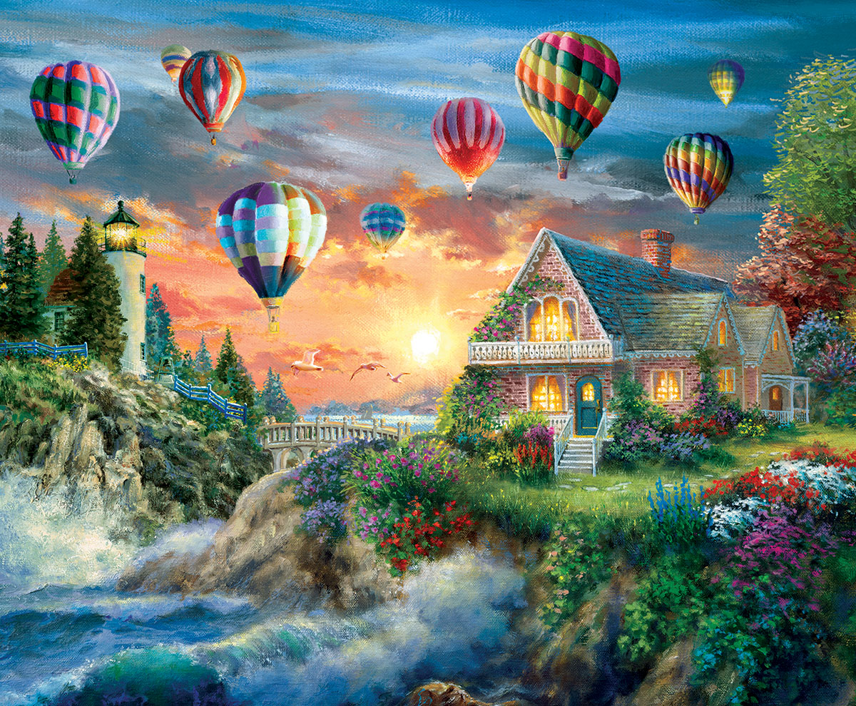 Hot Air Ballooning Hot Air Balloon Jigsaw Puzzle By Tomax Puzzles