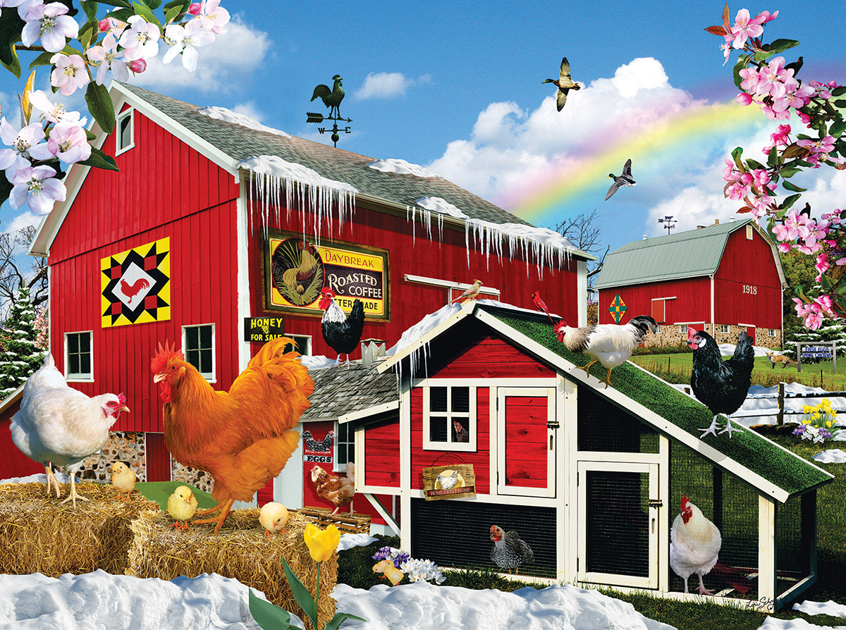 First Signs of Spring - Scratch and Dent Farm Jigsaw Puzzle