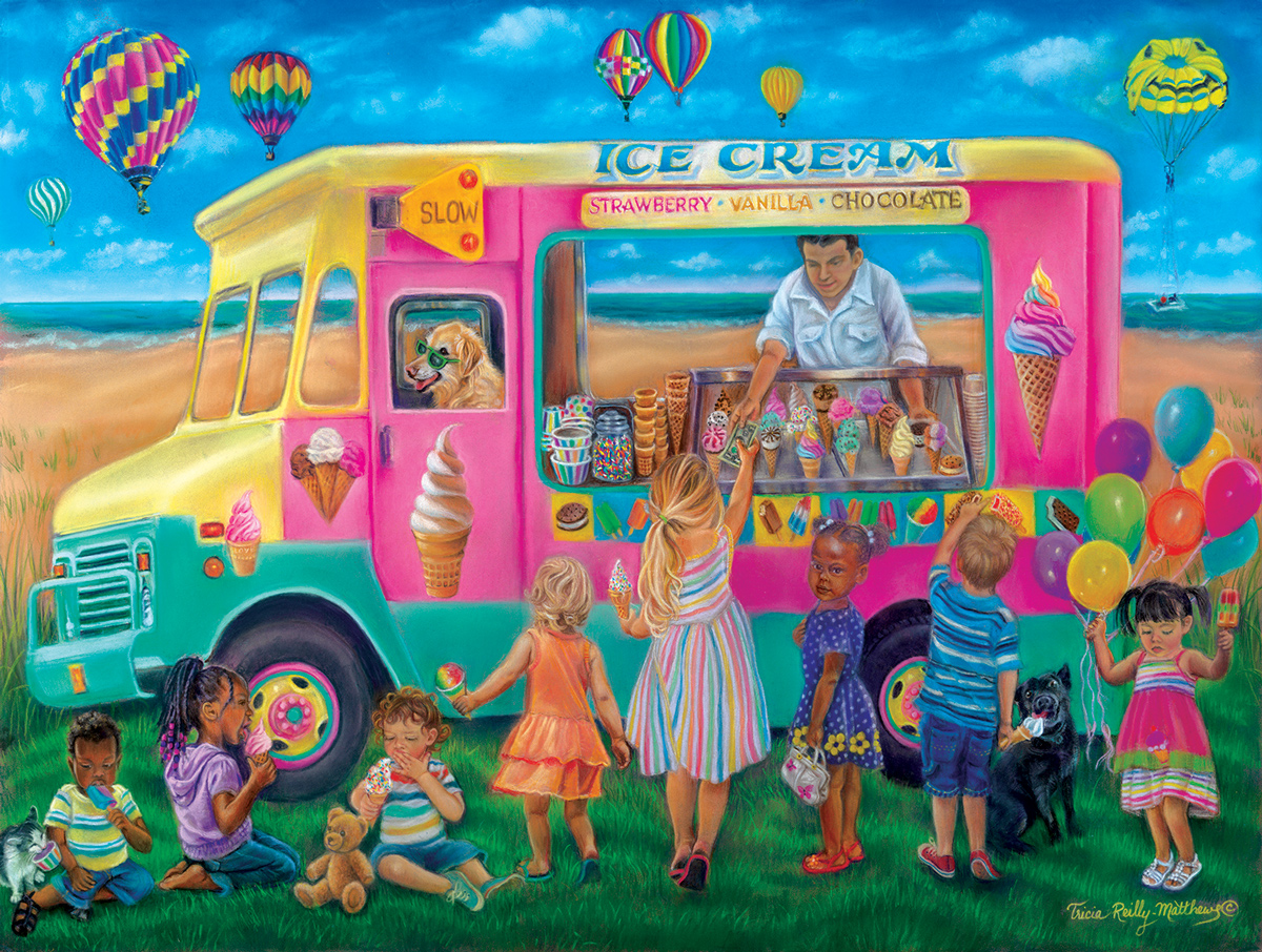 Everything Is Better With Ice Cream Dessert & Sweets Jigsaw Puzzle