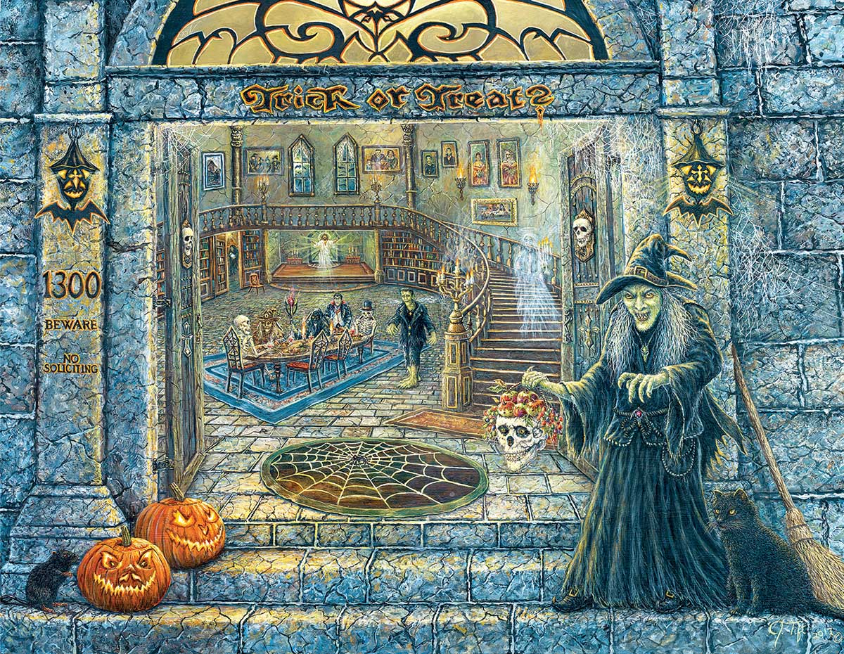 No Soliciting - Scratch and Dent Halloween Jigsaw Puzzle