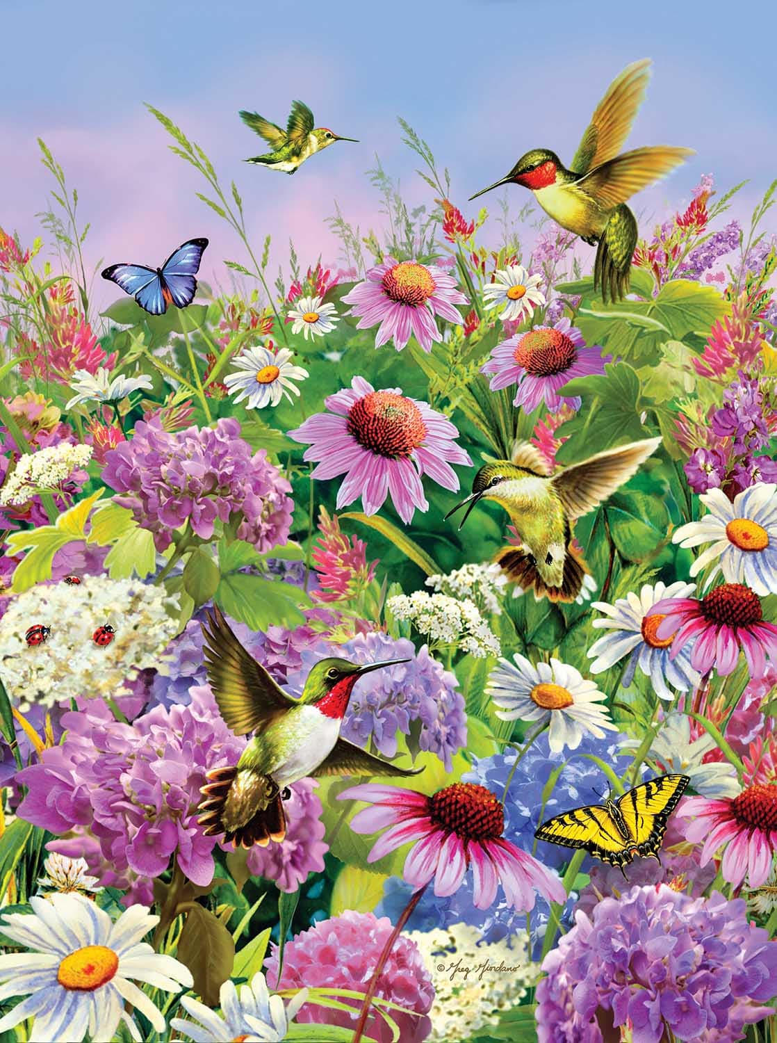 Garden Flight Birds