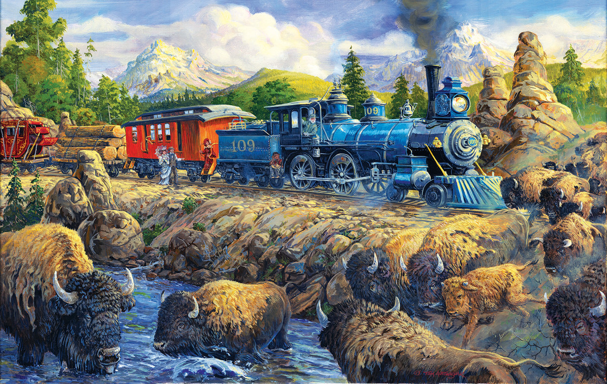 Libertyville Depot History Jigsaw Puzzle By MasterPieces