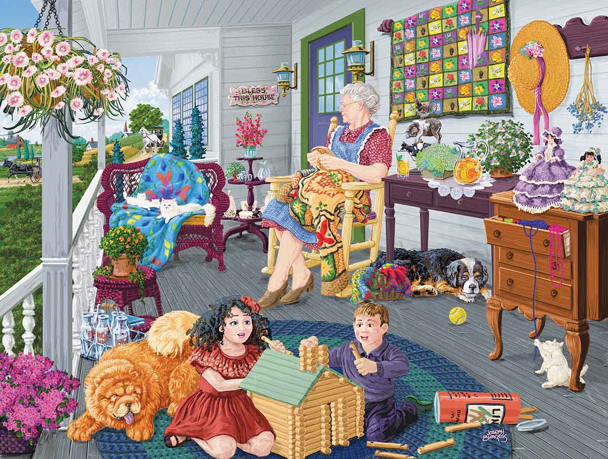 A Visit to Grandma's People Jigsaw Puzzle