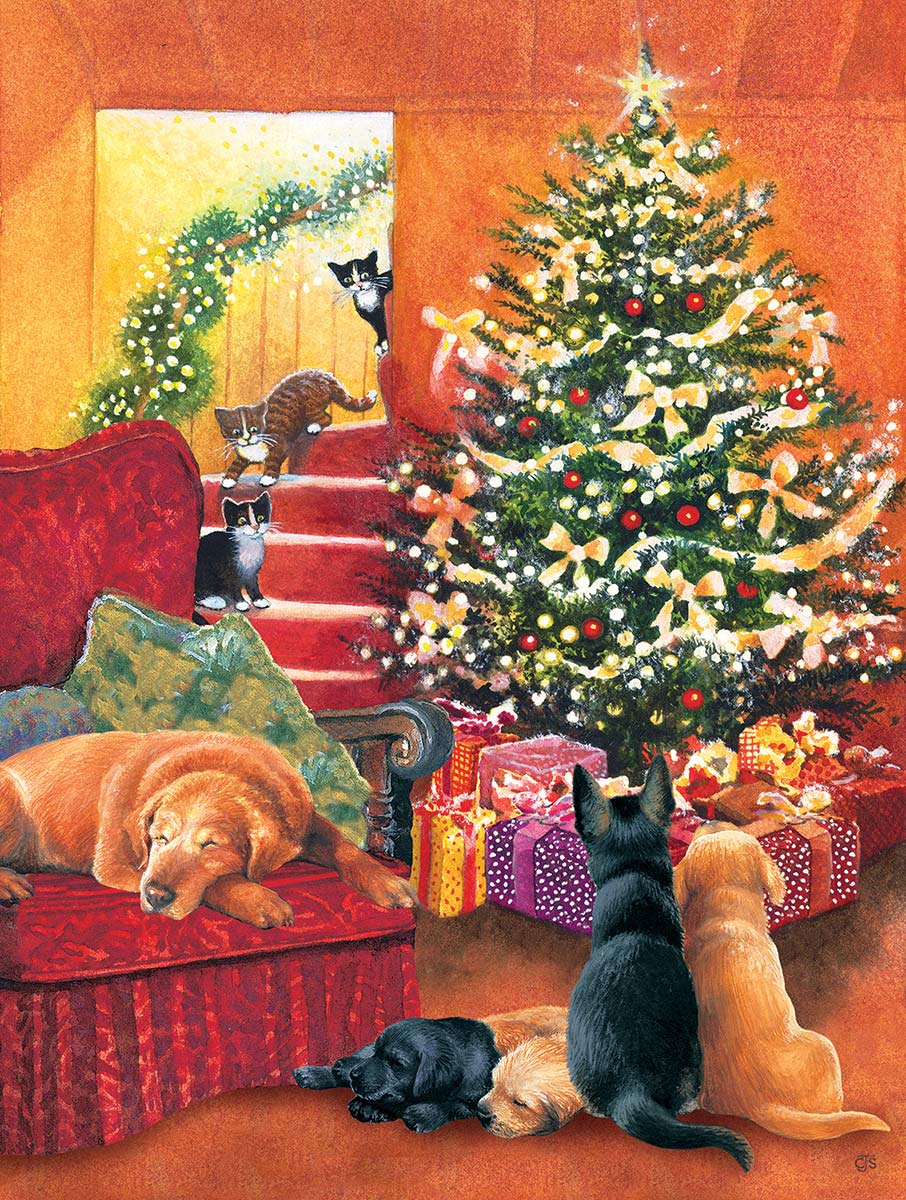 Delivering Christmas Christmas Jigsaw Puzzle By Springbok