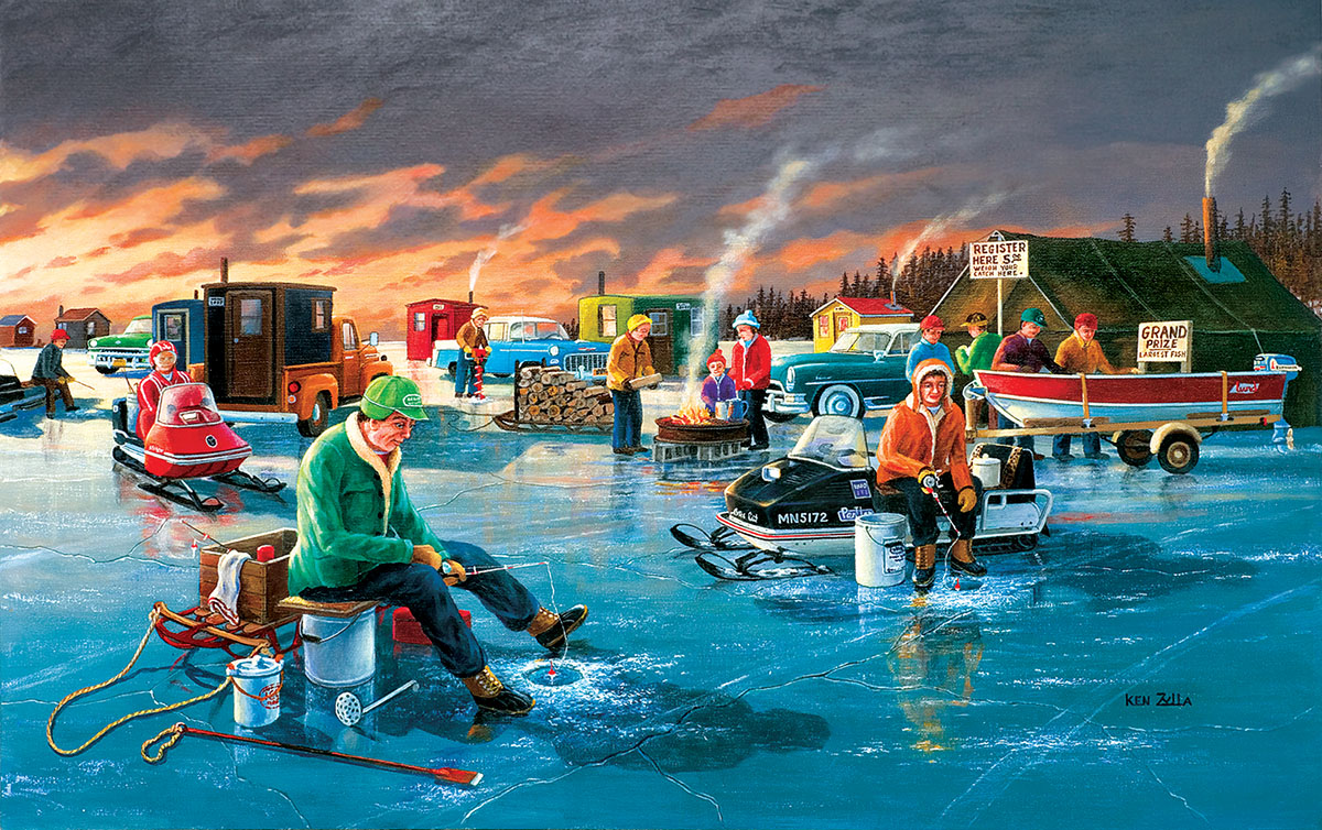 Fishing Contest - Scratch and Dent Jigsaw Puzzle