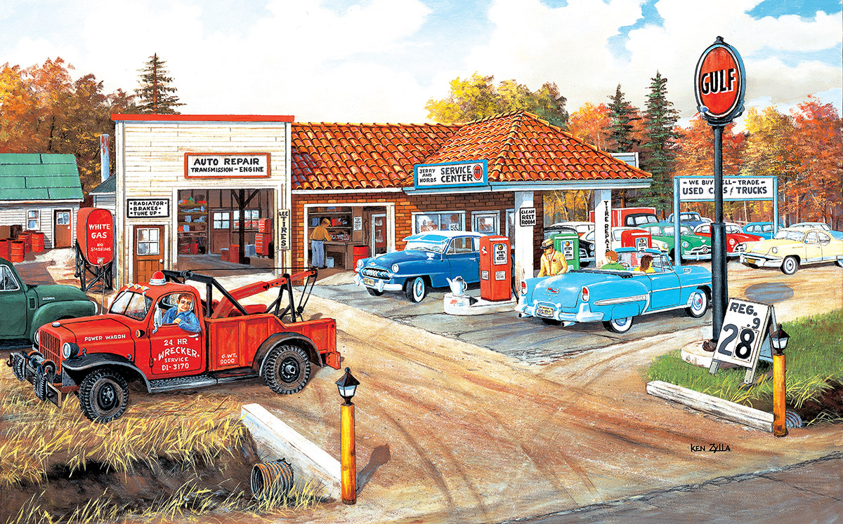 Full Service - Scratch and Dent Car Jigsaw Puzzle