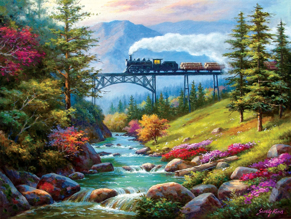 On the Way to the Mill Train