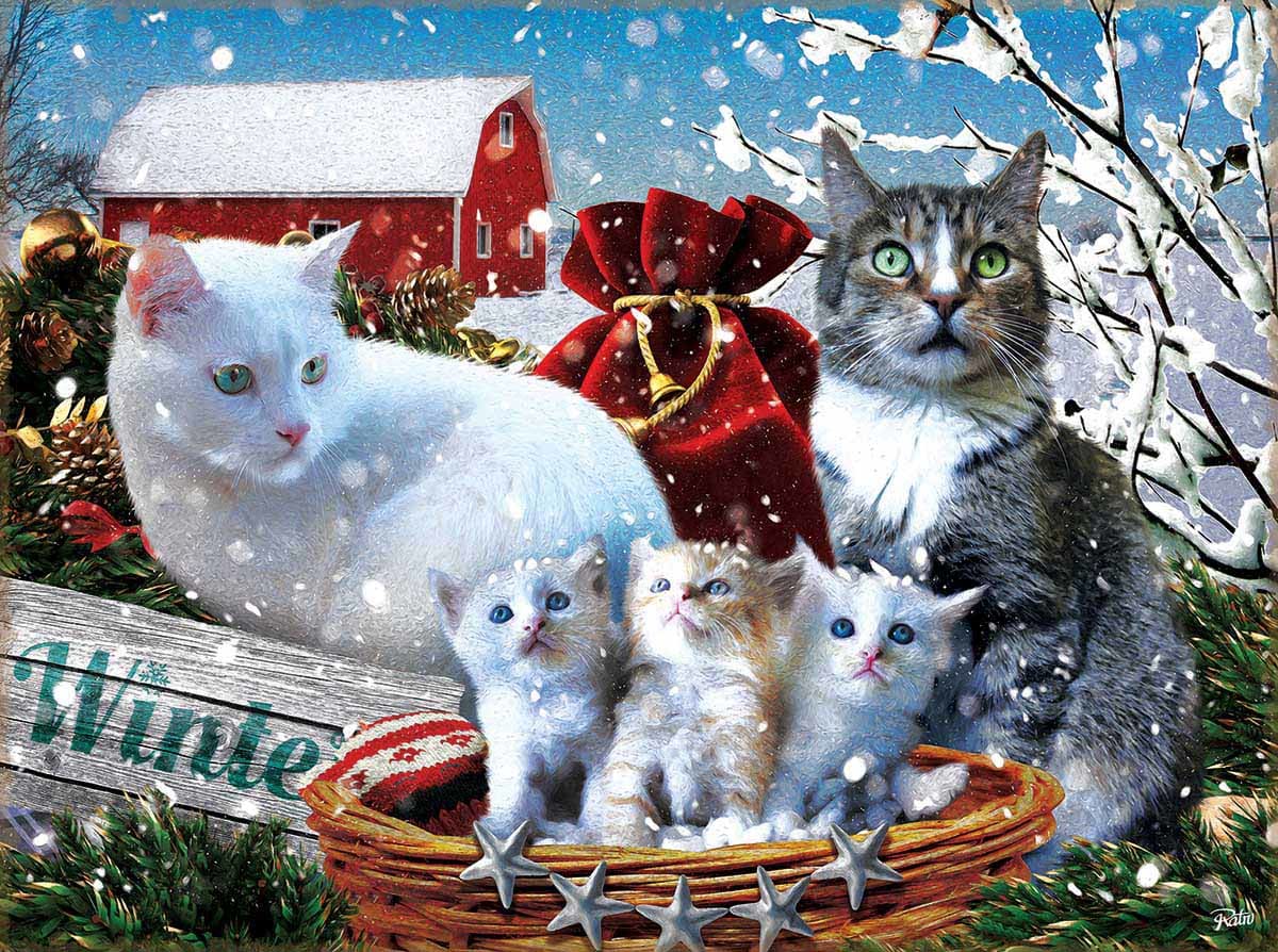 Winter Kitties Cats