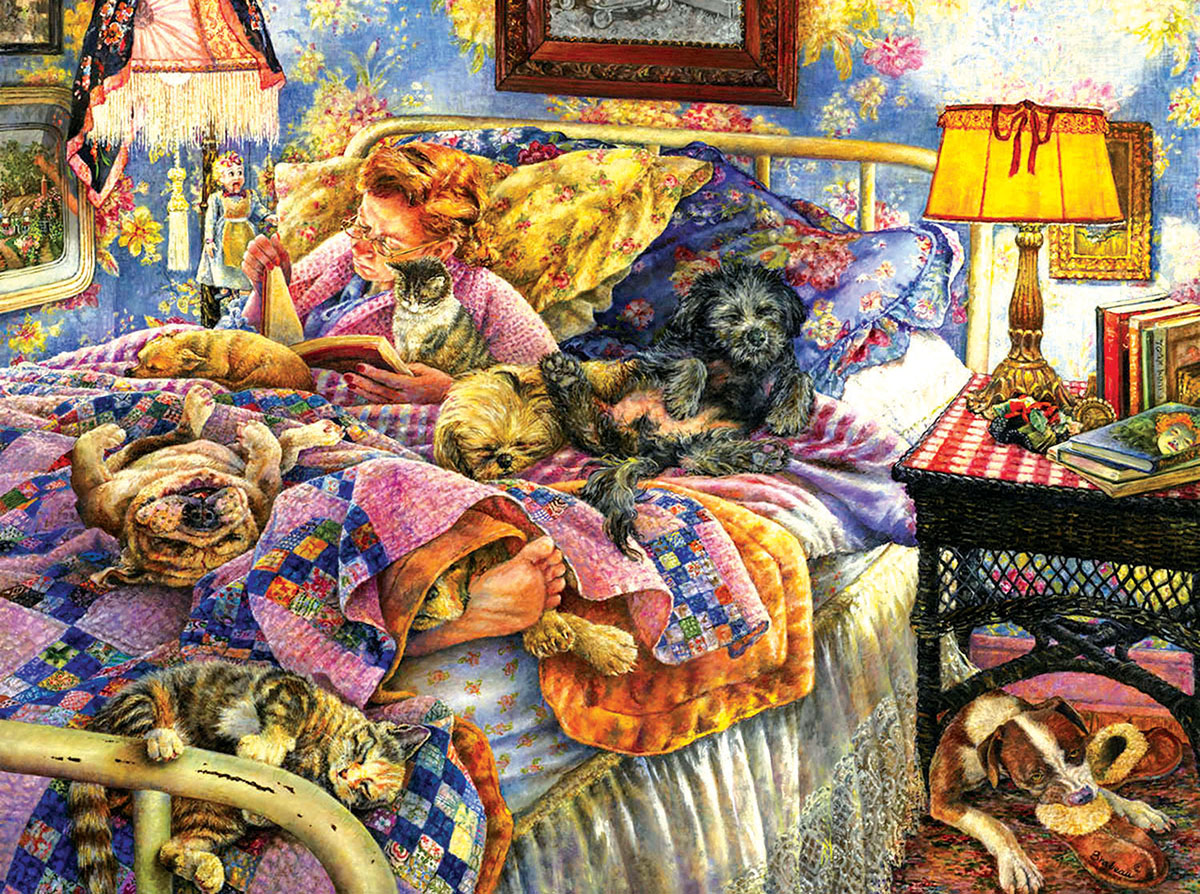 Cozy Moments Dogs Jigsaw Puzzle By Crown Point Graphics