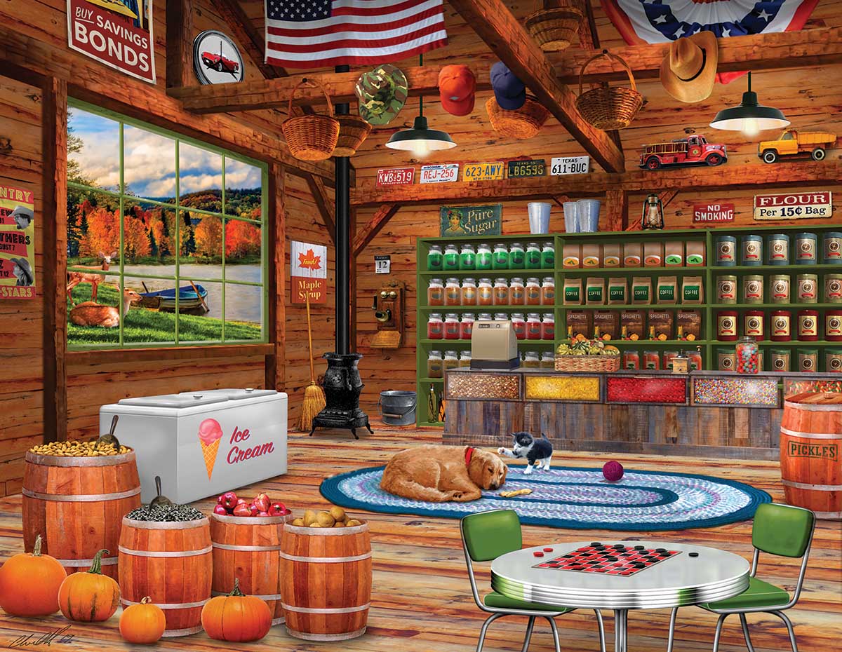 Mountain General Store Mountain Jigsaw Puzzle