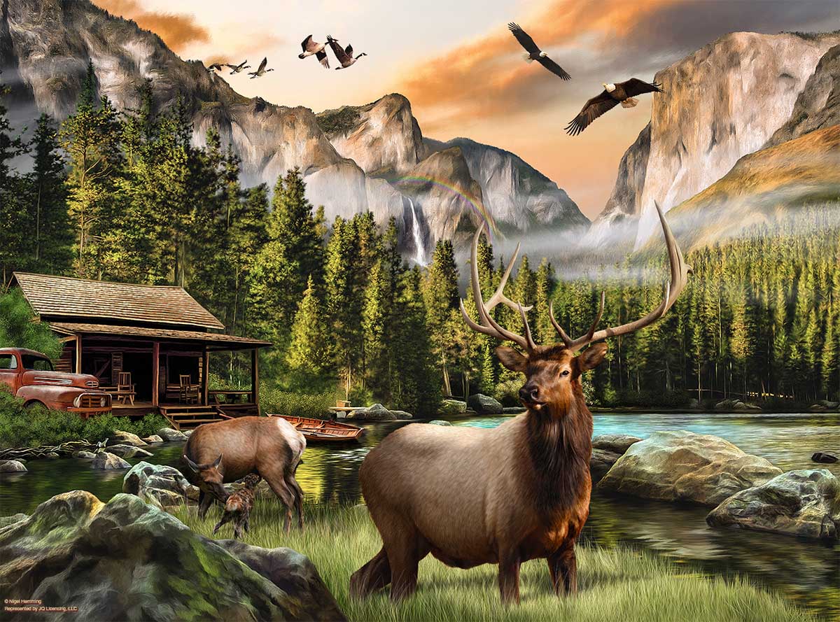 Elk Country - Scratch and Dent Animals Jigsaw Puzzle