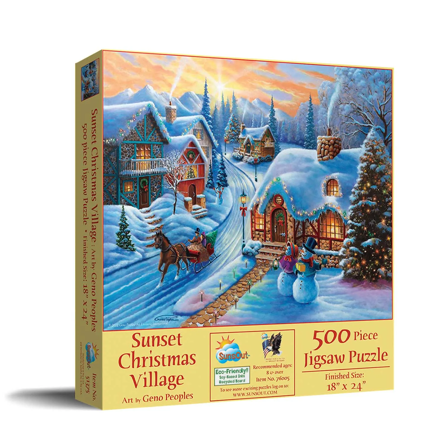 Sunset Christmas Village Christmas