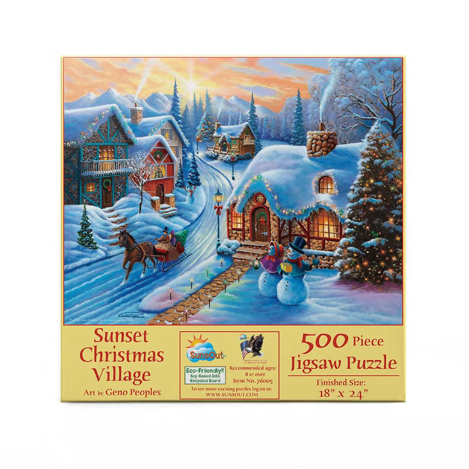 Sunset Christmas Village Christmas