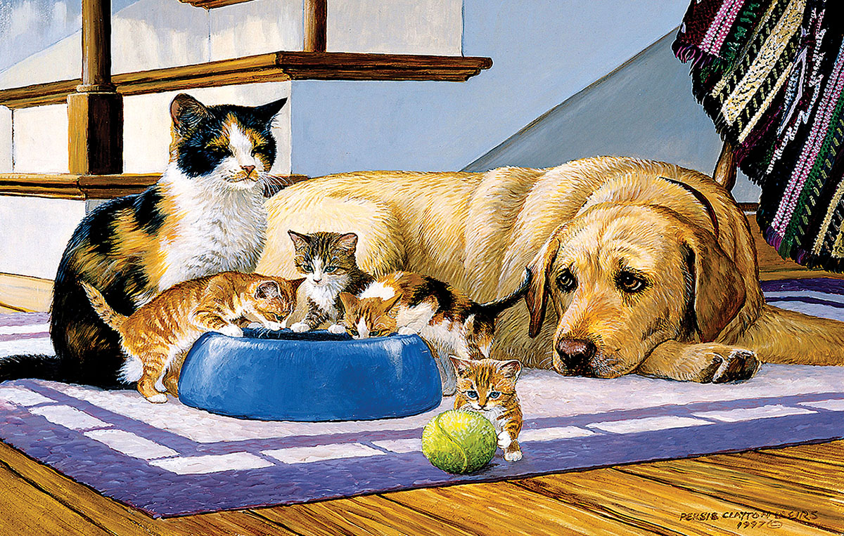 What's a Dog to Do? Cats Jigsaw Puzzle