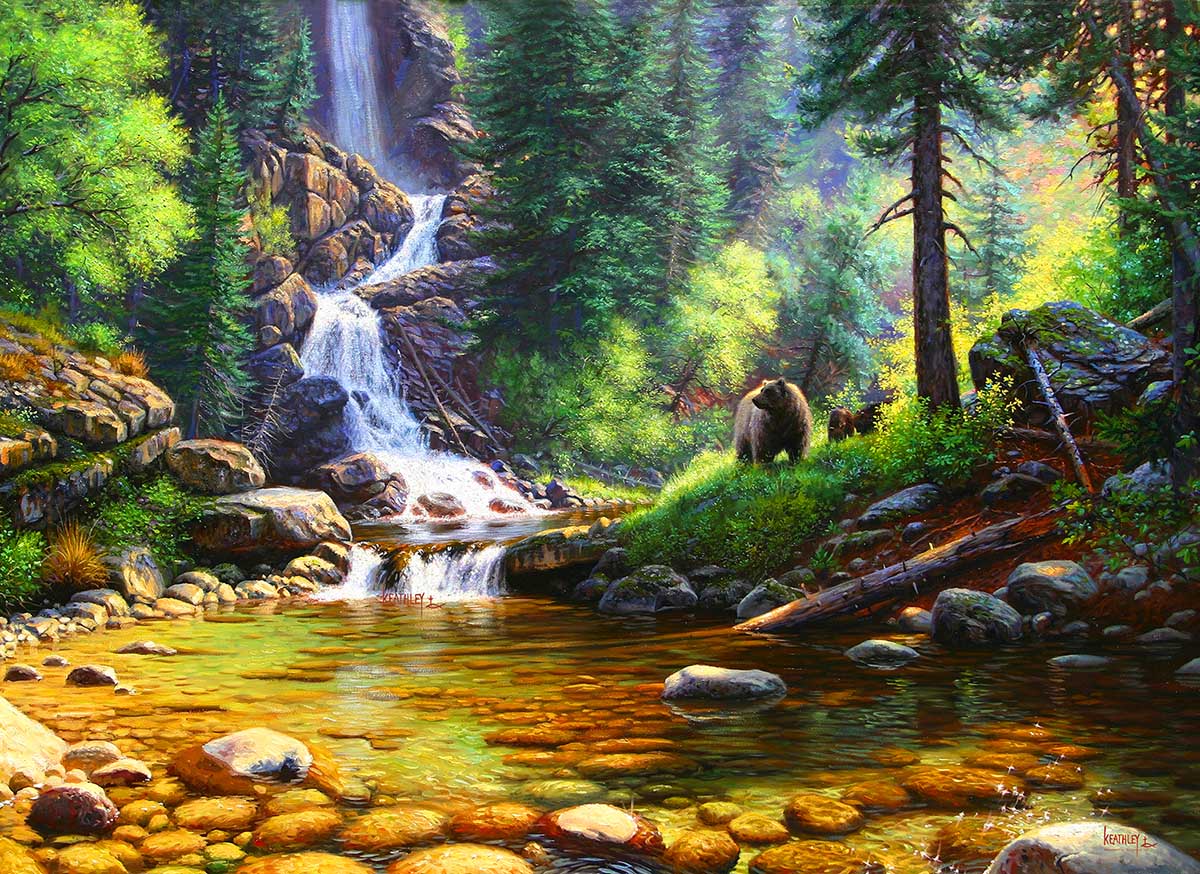 Quiet Repose - Scratch and Dent Forest Jigsaw Puzzle