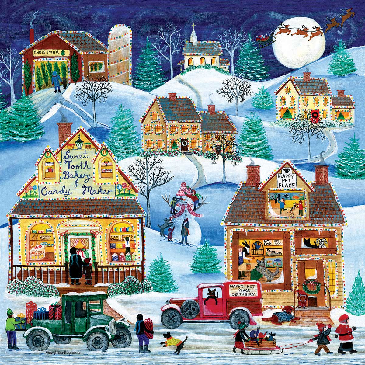 Sweet Tooth Bakery Christmas Jigsaw Puzzle