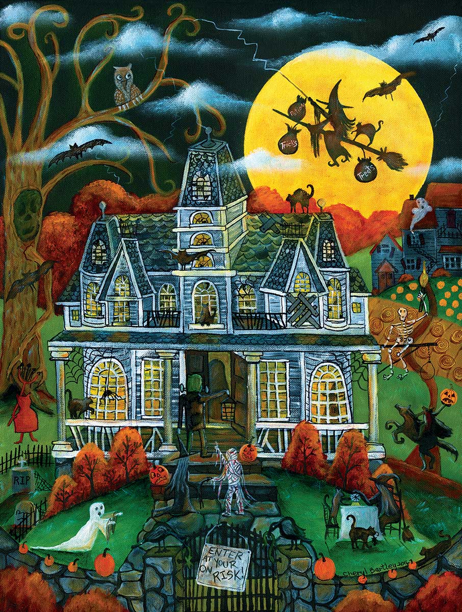 Halloween Potions and Tricks - Scratch and Dent Halloween Jigsaw Puzzle