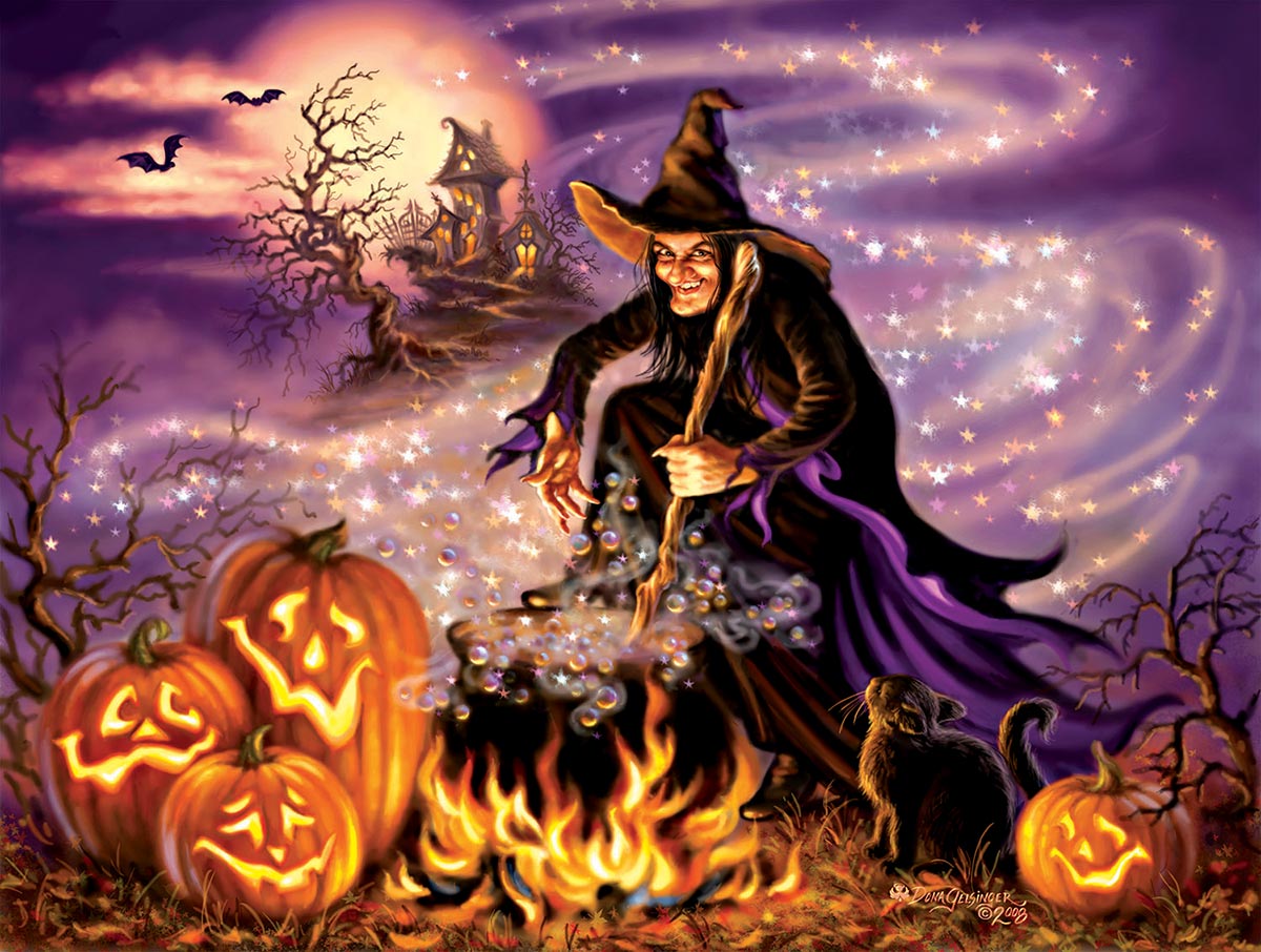 All Hallows Eve - Scratch and Dent Halloween Jigsaw Puzzle