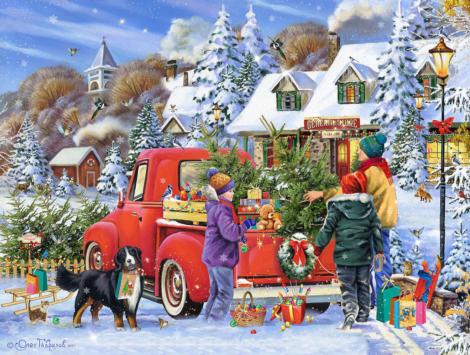 The Best Trees Winter Jigsaw Puzzle