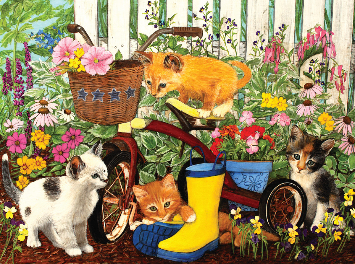 Can't Reach the Pedals - Scratch and Dent Flower & Garden Jigsaw Puzzle