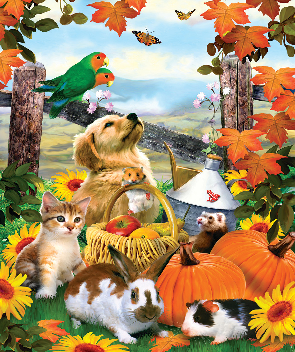 Woodland Wackiness Animals Children's Puzzles By MasterPieces