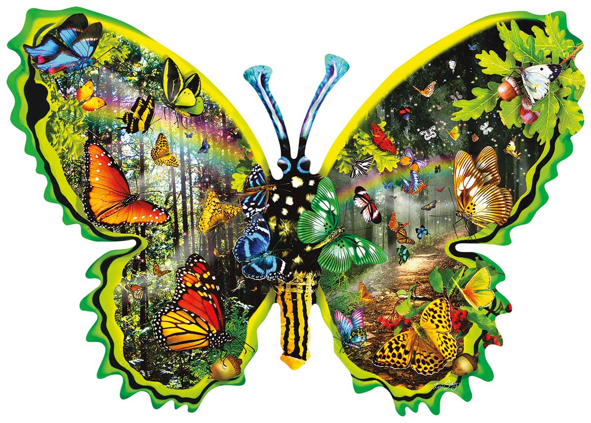 Butterfly Migration - Scratch and Dent Butterflies and Insects Shaped Puzzle