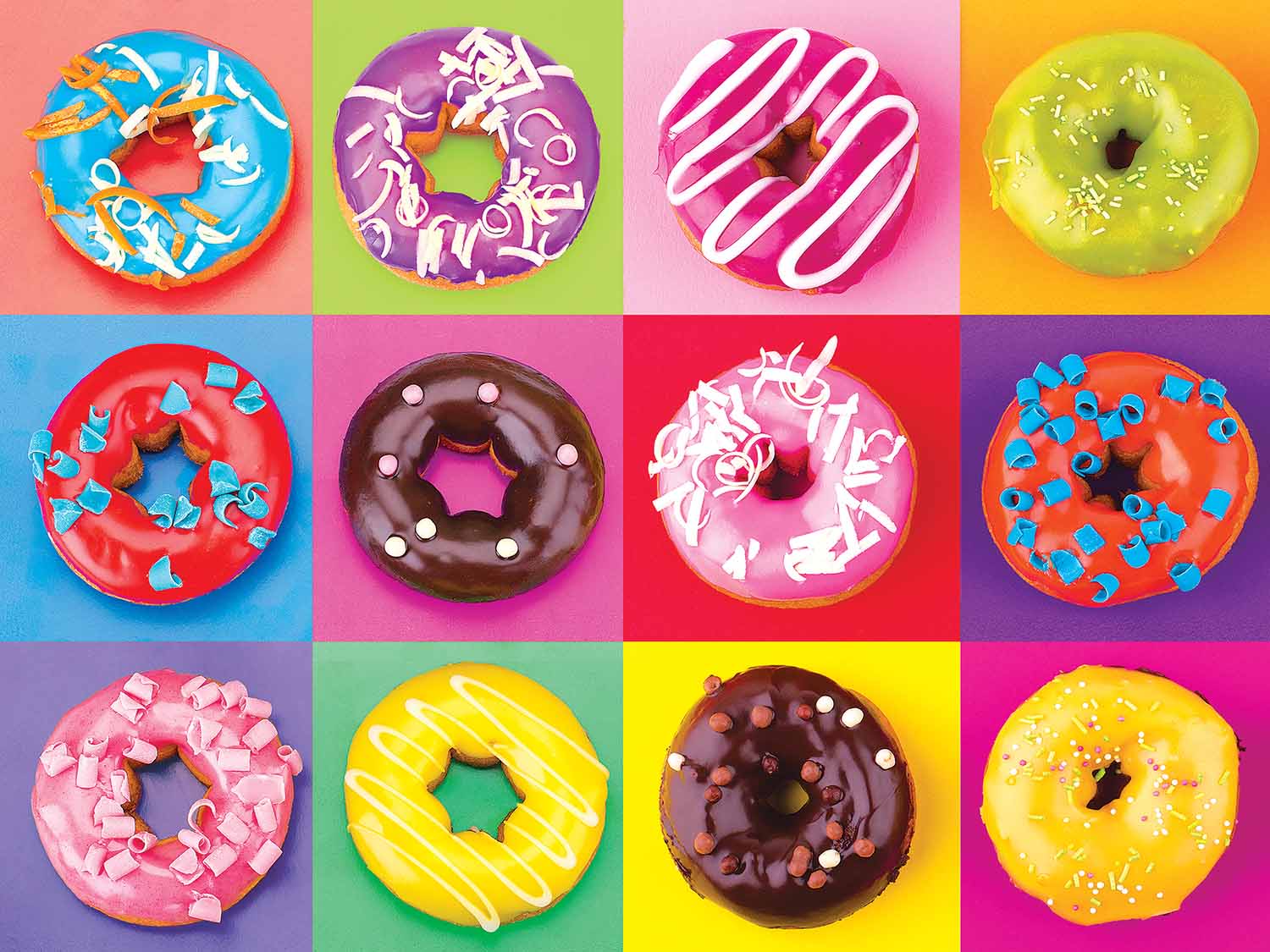 I Love Donuts - Scratch and Dent Dessert & Sweets Jigsaw Puzzle