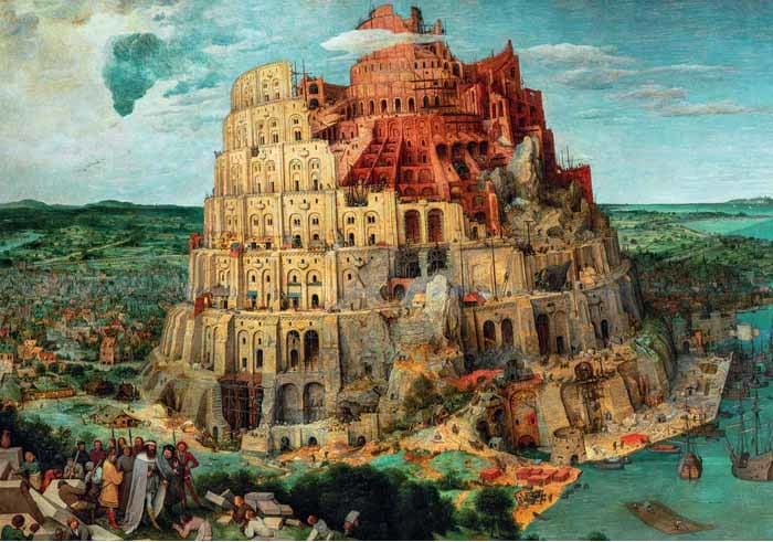 The (Great) Tower of Babel Fine Art