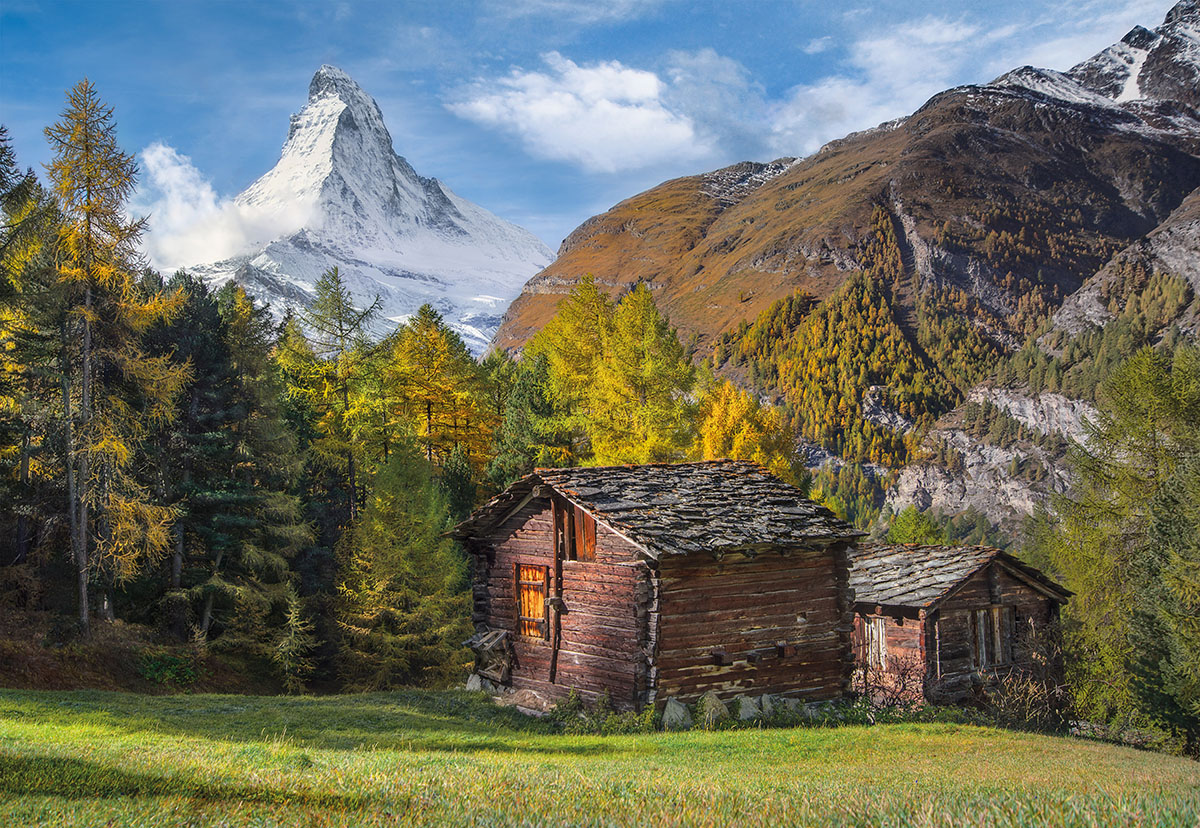 Fascination with Matterhorn - Scratch and Dent Mountain Jigsaw Puzzle
